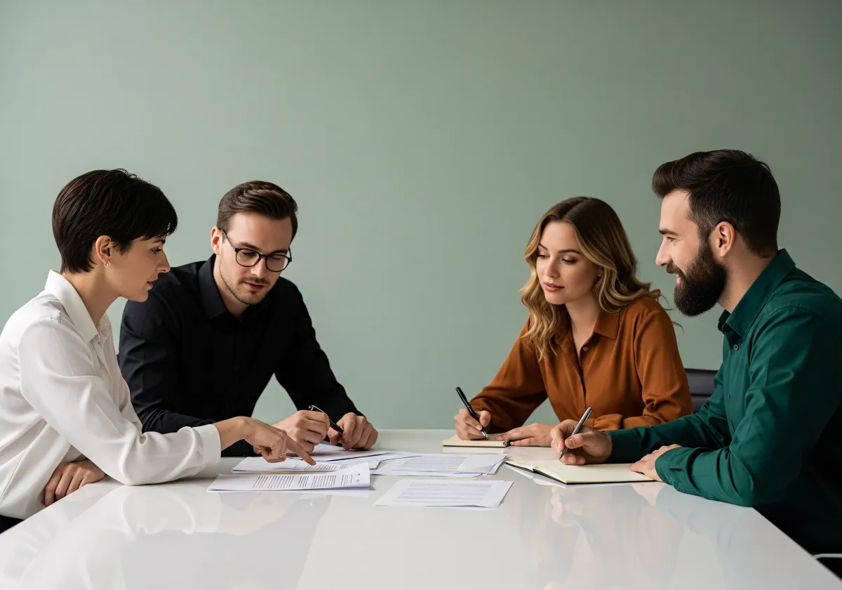 sessione di coaching con coach e cliente